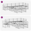 vidaXL Seturi de canapele 9 pcs natural Lemn Solid de Acacia