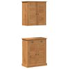 vidaXL Set de mobilier pentru baie VIGO 2 buc. Maro și Maro Miere