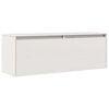 vidaXL Dulap de perete, alb, 100x30x35 cm, lemn masiv de pin