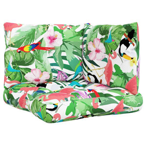 vidaXL Perne pentru paleți, 3 buc., multicolor, țesătură oxford