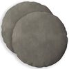 vidaXL Husă pentru pernă 2 pcs HEERLEN Gri deschis &Oslash; 40 cm Catifea