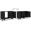 vidaXL Set de mobilier pentru baie 2 pcs Stejar Negru Lemn compozit