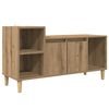 vidaXL Cabinet TV 100 x 35 x 55 cm Stejar Artizanal Lemn prelucrat