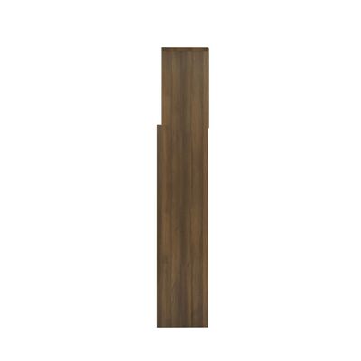 vidaXL Tăblie de pat cu dulap, stejar maro, 160x19x103,5 cm