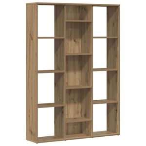 vidaXL Separator cameră/Bibliotecă, Stejar artizanal 100x24x140 cm PAL