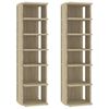 vidaXL Pantofare, 2 buc., stejar sonoma, 27,5x27x102 cm