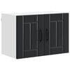vidaXL Dulap de perete LUCCA Negru 60 x 31 x 40 cm Lemn prelucrat