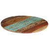 vidaXL Blat de masă rotund, 60 cm, lemn masiv reciclat, 15-16 mm
