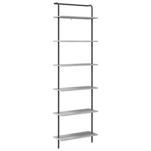 vidaXL Raft pentru cărți 6 niveluri 60 x 24 x 203 cm Lemn prelucrat