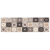 vidaXL Covor de bucătărie Mozaic gri și bej 150 x 45 cm 100% Poliamidă