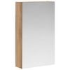 vidaXL Dulap cu oglindă pentru baie Stejar Artizanal 30 x 10,5 x 50 cm