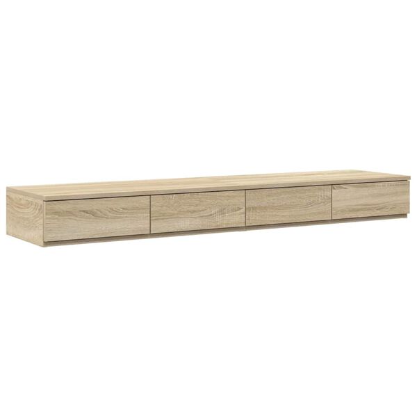 vidaXL Sertare pentru pat cu sertar Stejar Sonoma 140 x 36,5 x 16,5 cm