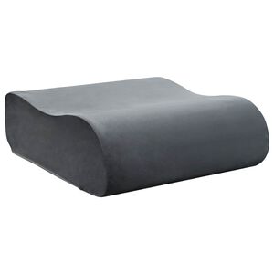 vidaXL Pernă pentru șezut Simplu Gri 40 x 40 x 13 cm Spumă PU