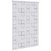 vidaXL Roletă perdea de duș 160x240 cm Model pătrate