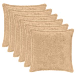 vidaXL Husă pentru pernă 6 buc. HOUTEN Crem 30 x 30 cm