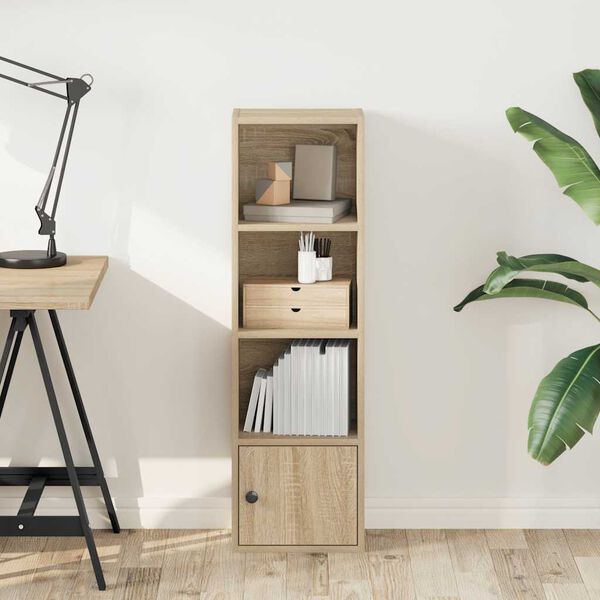 vidaXL Bibliotecă, stejar sonoma, 31x24x102 cm, lemn prelucrat