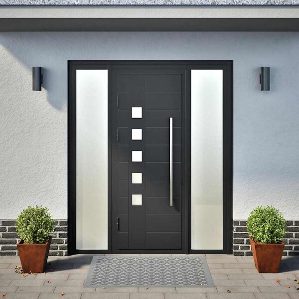 vidaXL Jardiniere de grădină 2 buc 30x30x30 cm Oțel pentru intemperii