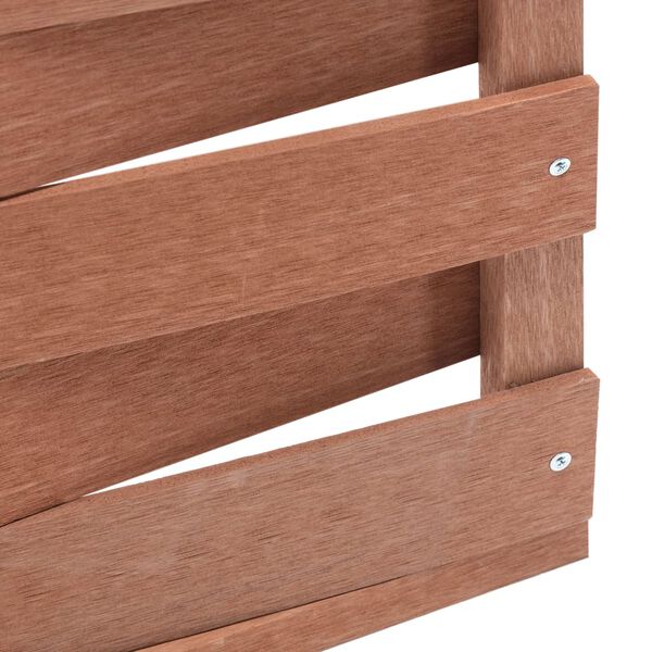 vidaXL Panou de gard, maro, 170x180 cm, WPC