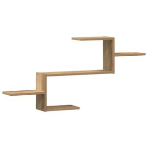 vidaXL Raft de perete, lemn artizanal, 104x15x49 cm, lemn prelucrat