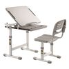 Vipack Birou reglabil pentru copii &bdquo;Comfortline 201&rdquo; cu scaun, gri/alb