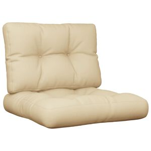 vidaXL Perne pentru paleți, 2 buc., bej, material textil