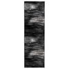 vidaXL Covor Runner FLORNES Țesut Negru PP 7 mm