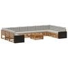 vidaXL Seturi de canapele 11 buc. Lemn Solid de Acacia