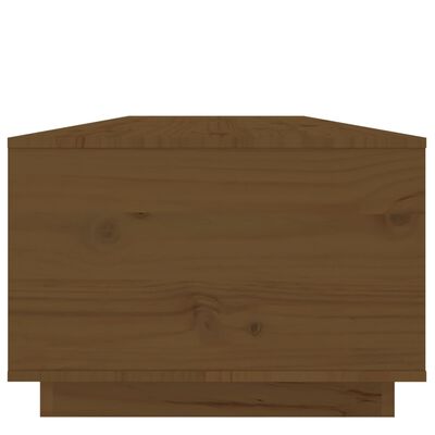 vidaXL Măsuță de cafea, maro miere, 100x50x35 cm, lemn masiv de pin