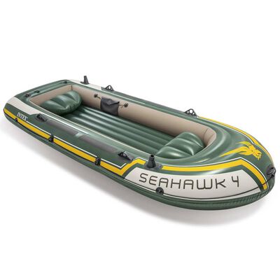 Intex Set barcă gonflabilă Seahawk 4 cu vâsle și pompă, 68351NP