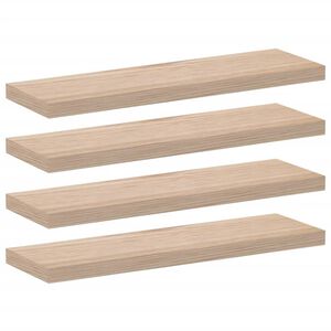vidaXL Rafturi plutitoare, 4 buc., 80x23,5x4 cm, lemn prelucrat