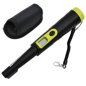 vidaXL Detector de metale reperare de precizie afișaj LCD negru/galben