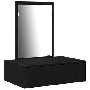 vidaXL Masă de Machiaj Negru 60 x 40 x 70 cm Lemn prelucrat