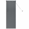 vidaXL Jaluzele venetiene Manual Gri &icirc;nchis 130 x 40 cm Aluminiu