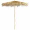 vidaXL Umbrelă din bambus cu umbrar din frunze de bananier, 270 cm