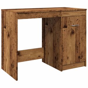 vidaXL Birou, lemn vechi, 100x50x76 cm, lemn prelucrat