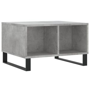 vidaXL Măsuță de cafea, gri beton, 60x50x36,5 cm, lemn compozit