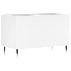 vidaXL Dulap de discuri, alb, 74,5x38x48 cm, lemn prelucrat