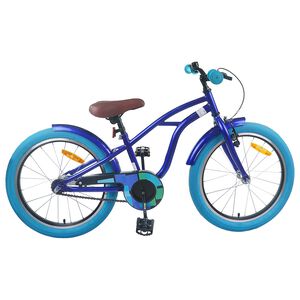 vidaXL Bicicletă pentru Copii 20 Inci pentru 6-11 ani Albastru &icirc;nchis