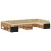 vidaXL Seturi de canapele 11 buc. Lemn Solid de Acacia