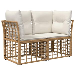 vidaXL Loveseat pentru exterior 2 buc. 2-Număr de locuri