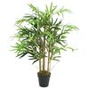 vidaXL Arbore din bambus artificial 500 de frunze 80 cm verde