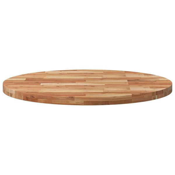 vidaXL Blat de masă rotund, &Oslash;90x4 cm, lemn masiv de acacia