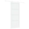 vidaXL Ușă glisantă 86 x 211 cm Lemn prelucrat Alb