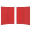 vidaXL Perete lateral pentru cort de petrecere 2 pcs Roșu 200 x 195 cm