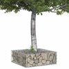 vidaXL Pat ridicat din gabion Argintiu 60 x 60 x 20 cm Oțel Galvanizat