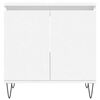 vidaXL Dulap de chiuvetă, alb, 58x33x60 cm, lemn prelucrat