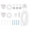 vidaXL 18 de accesorii pentru jaluzele rulante 18 mm