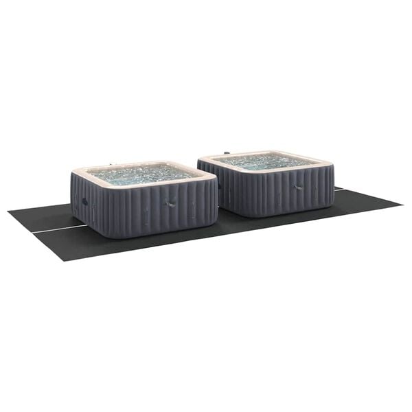 vidaXL Folie pentru Bază de Piscină Altele Negru 500 x 250 cm