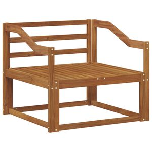 vidaXL Canapea Medie pentru Exterior natural