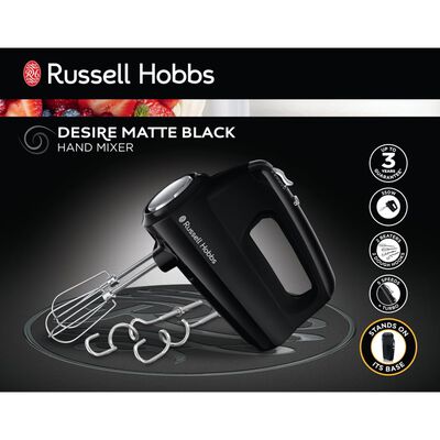 Russell Hobbs Mixer manual, negru mat